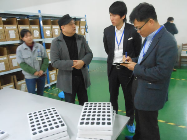 韓國三星電子領導蒞臨我公司考察指導 