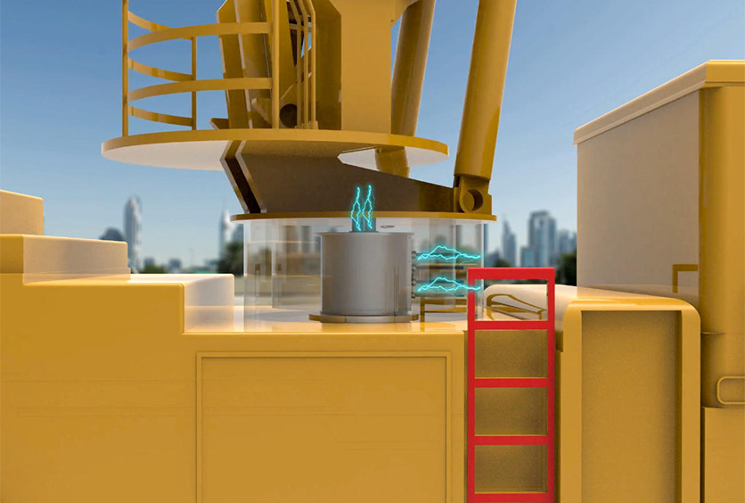 導(dǎo)電滑環(huán)在挖掘機(jī)，起重機(jī)，消防云梯車(chē)，高空作業(yè)車(chē)，打樁機(jī)等工程車(chē)的應(yīng)用